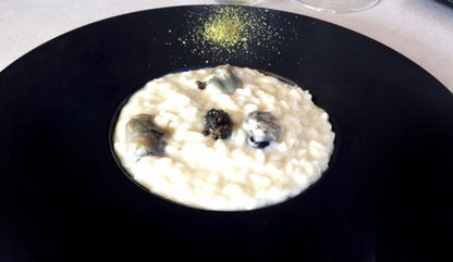 Cremiges Trüffelrisotto mit Vitalitaly Weißem Trüffelöl aus der Toskana – Farm-to-Table Rezept, authentisches italienisches Gourmet-Gericht