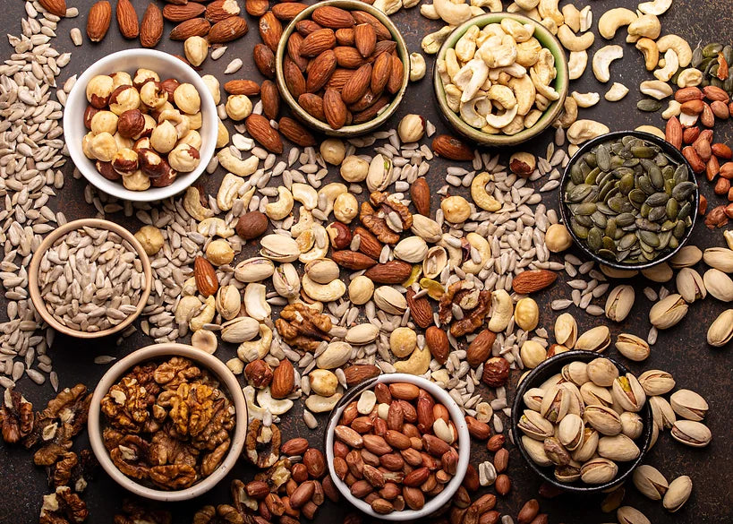 Walnüsse und Haselnüsse als Pairing-Idee für Vitalitaly Weißes Trüffelöl aus der Toskana – edle Zutaten für Gourmet-Genuss