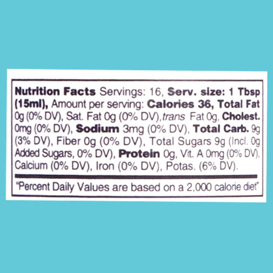 Spritz flavored balsamic vinegar - Italian gourmet condiment - Latest condiment - Nutrition facts