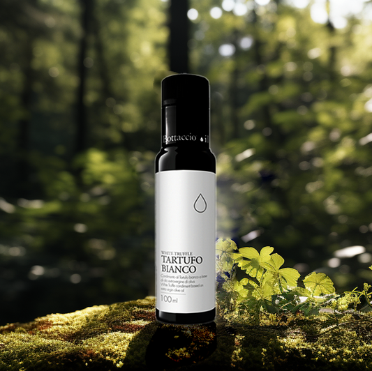 White truffle extra virgin olive oil Il Bottaccio 100ml - Premium Tuscan gourmet condiment by Vitalitaly