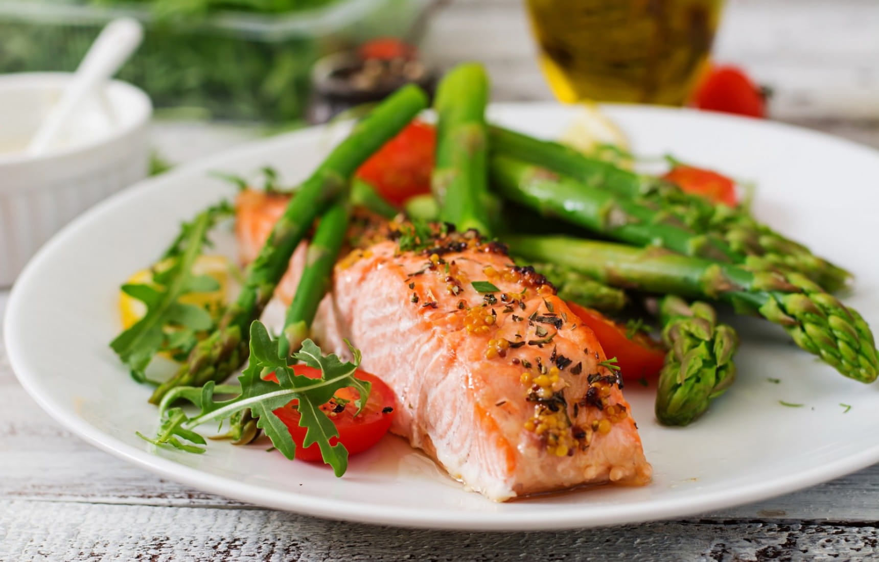 Apple baked salmon recipe sweet sour condiment 200ml gourmet pairing Italian culinary - Premium fish fruit combination by Vitalitaly