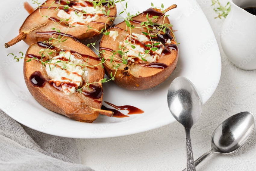 Balsamic vinegar of Modena PGI Goccia d'Oro 250ml - Premium Italian condiment - Pears cooked toppings