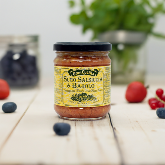 Barolo and sausage ragu Italian wine sauce 180g - Premium Piedmontese pasta sauce