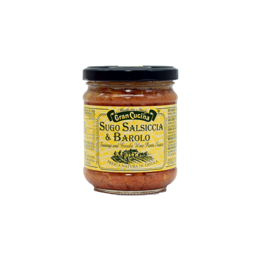 Barolo and sausage ragu Italian wine sauce 180g - Premium Piedmontese pasta sauce