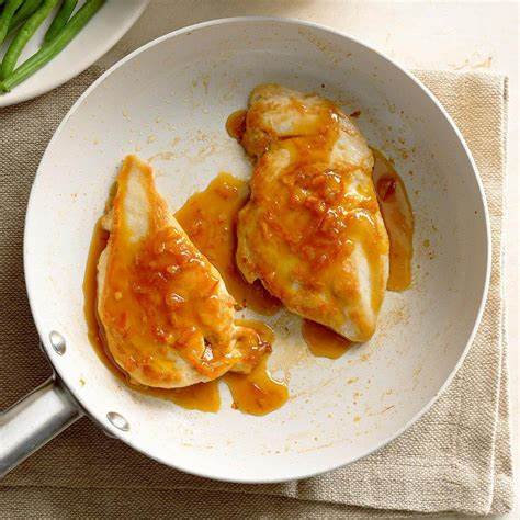 Chicken peach sauce recipe sweet sour condiment 200ml gourmet pairing Italian culinary - Premium poultry citrus combination by Vitalitaly