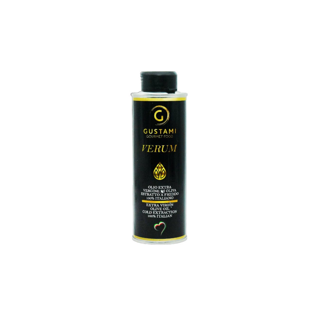 Extra virgin olive oil Verum Gustami premium Italian - Superior quality cold-pressed Tuscan oil