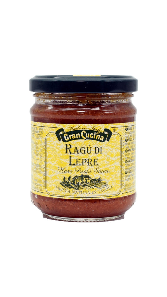 Hare ragu Italian traditional sauce 180g - Premium wild game meat pasta sauce