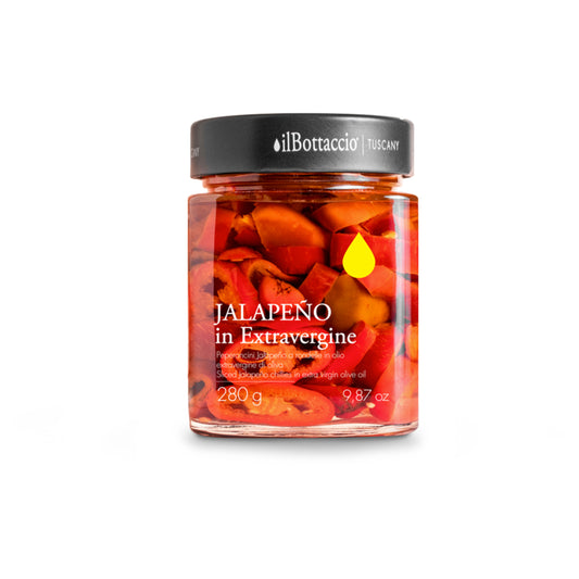 The Jalapeno Italian spicy condiment - Premium pepper sauce with Mediterranean twist 