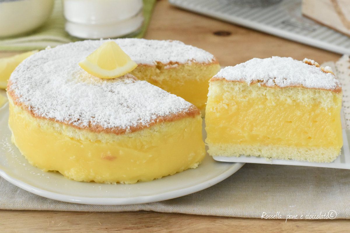 Lemon cake Italian dessert fresh citrus sweet authentic homemade delicious - Exquisite Italian lemon cake by Vitalitaly
