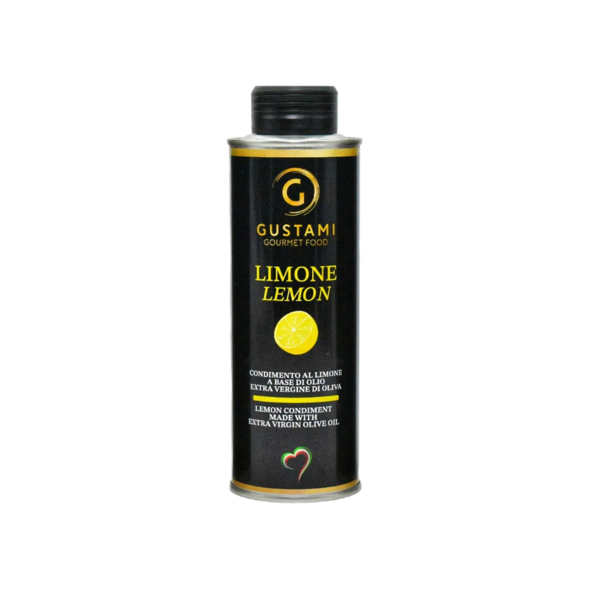 Lemon infused oil Gustami citrus Italian condiment - Premium aromatic lemon oil