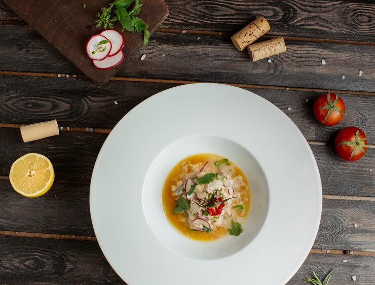 Zitronen-Risotto mit Tomaten und Frischkäse verfeinert mit Limoncello Balsamico-Essig — italienisches Gourmet-Rezept, alkoholfrei und vegan von Vitalitaly