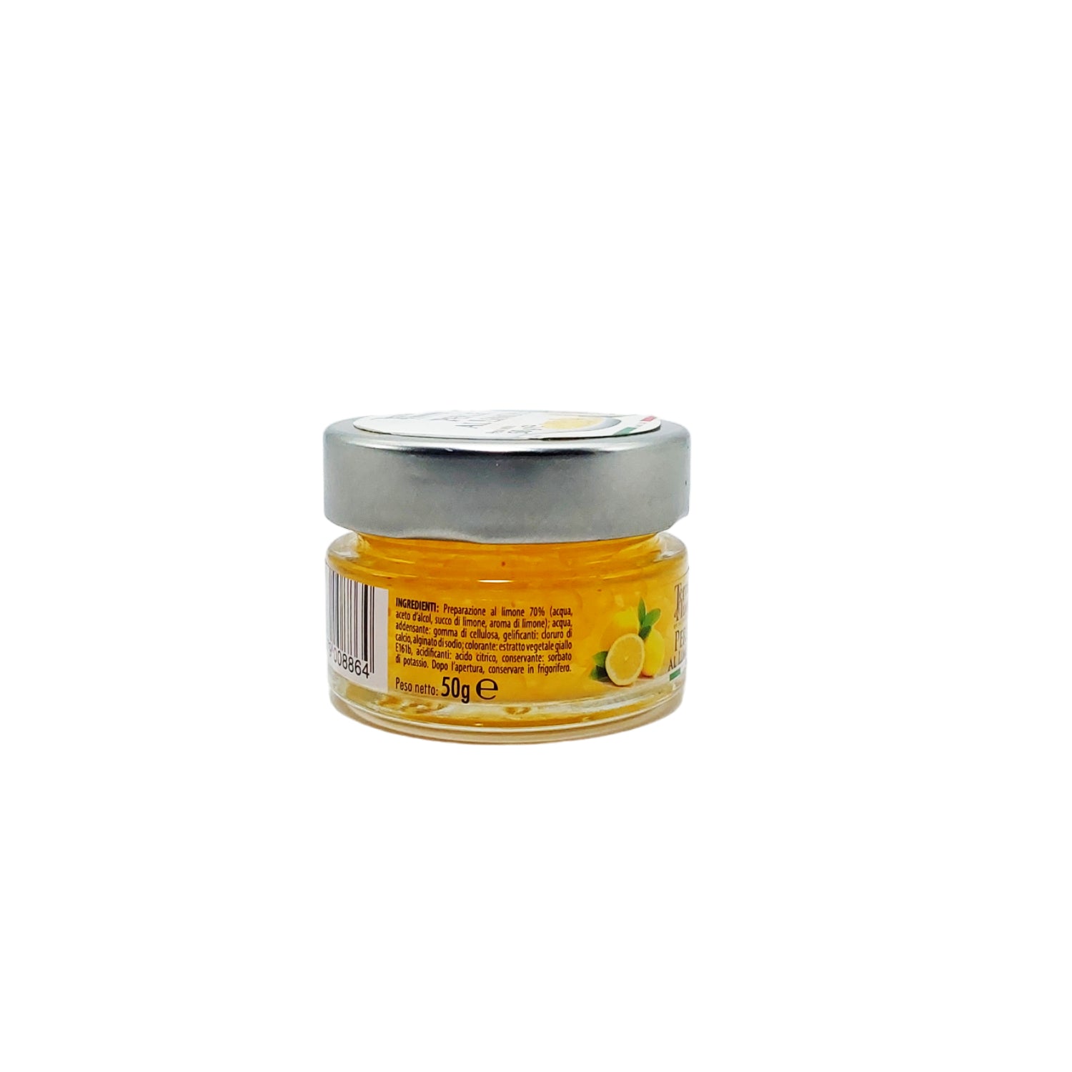 Mango pearls Italian gourmet spheres - Premium tropical fruit molecular condiment - Ingredients