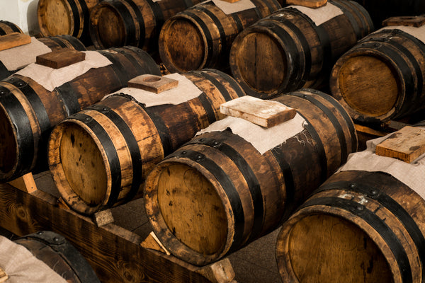 Oak barrels balsamic vinegar aging German primary global export - Italian premium traditional craftsmanship luxury international by vitalitaly