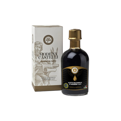 Vinaigre balsamique chêne or 250ml italien premium artisanal vieilli - Vitalitaly vinaigre balsamique chêne or premium produits