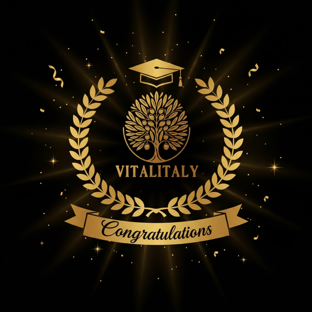 Vitalitaly Italian gourmet gift voucher - Graduation edition, personalised Italian food gift card for graduation celebration