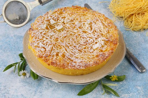 Vitalitaly Spaghetti pastiera — Tradycyjne włoskie ciasto makaronowe z ręcznie robionego spaghetti ciągniętego przez brąz i autentycznych neapolitańskich składników